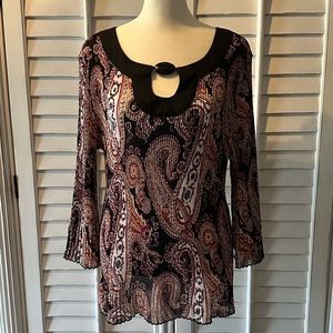Paisley Essentials by Milano blouse.